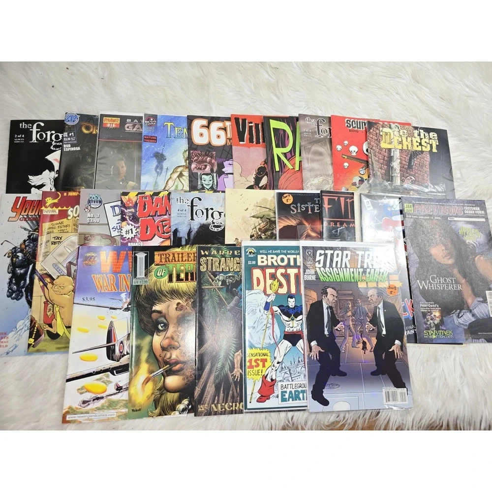Indie Comics - 25 Comic Books! BIG NAMES Assortment Comics Great Condition! B10